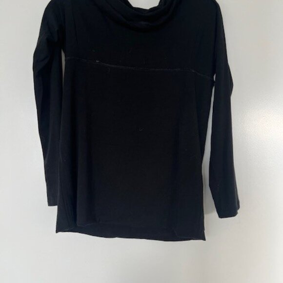NWT Banana Republic Wool-Blend Off the Shoulder Black Top - Size Small - Picture 5 of 7